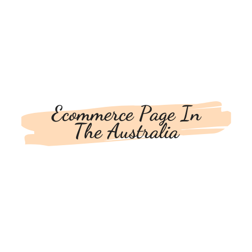 Ecommerce Page In The Australia